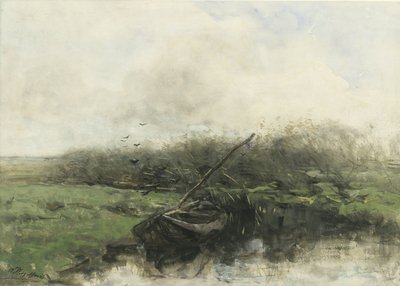 Soutuvene ojassa tekijältä Willem Maris