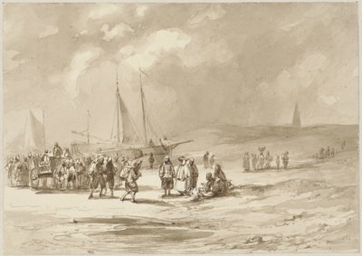 Ranta kalastajien kanssa tekijältä Willem Pieter Hoevenaar