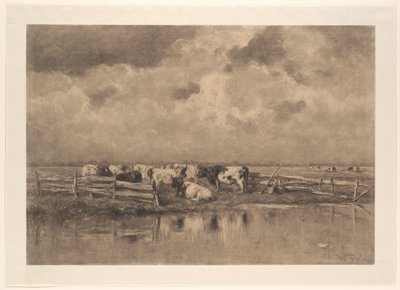 Maito mutka Schie tekijältä Willem Roelofs (I) (signed by artist)