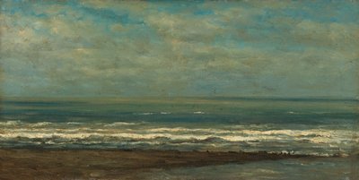 Merimaisema Heijstin lähellä, noin 1868 (öljy kankaalle). tekijältä Willem Roelofs