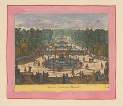 Drei Brunnen in den Gärten von Versailles tekijältä Willem Swidde