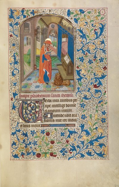 Saint Jerome tekijältä Willem Vrelant