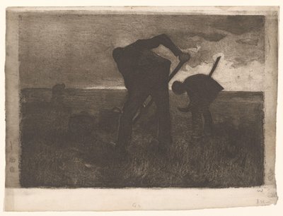 Kolme perunannostokonetta tekijältä Willem Witsen (signed by artist)