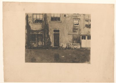 Näkymä Zeedijkin takaa Amsterdamissa tekijältä Willem Witsen (signed by artist)