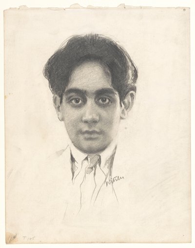 Muotokuva Karamjit Singh Sahib Bahadur, prins van Kapurthala tekijältä Willem Witsen (signed by artist)