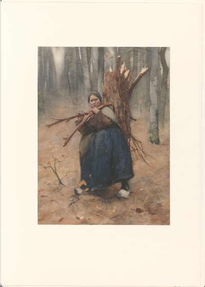 puunkeräilijä tekijältä Willem Arnoldus Witsen