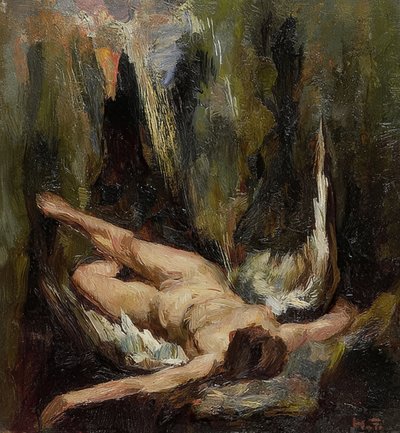 Langennut enkeli (De gevallen engel) tekijältä Willem de Zwart