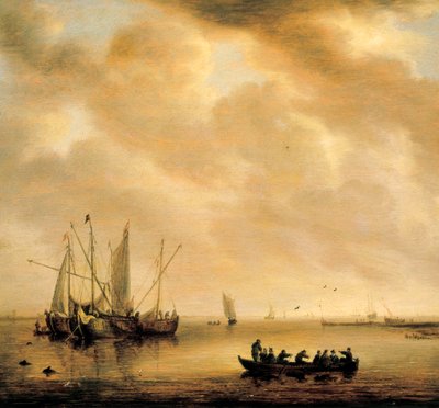 "Merimaisema". Willem van Diestin maalaus (1610-1673) tekijältä Willem van Diest