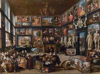 Cornelis van der Geestin galleria, 1628. tekijältä Willem van Haecht