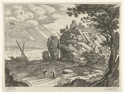 Ihmeellinen saalis Italian maisemat (sarjan nimi) tekijältä Willem van Nieulandt (II)