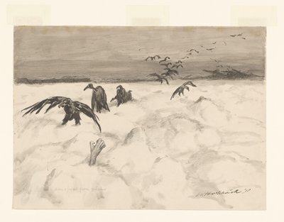 Ei uutisia edessä (alkuperäinen nimi esineessä) tekijältä Willem van Schaik (signed by artist)
