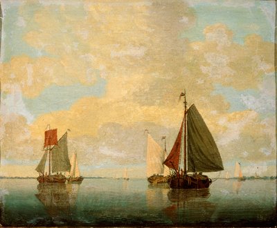Purjeveneet, 1600-luku tekijältä Willem van de Velde the Younger