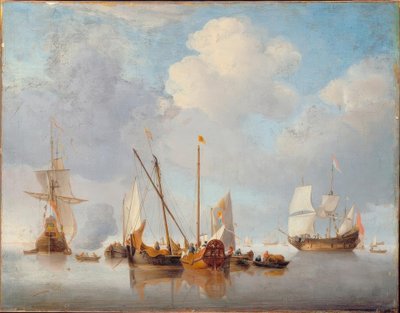 jälkeen W. v. d. Velde d. J., tyyni tekijältä Willem van de Velde the Younger