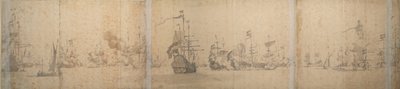 Alankomaiden laivasto Hollannin rannikolla marraskuussa 1664 tekijältä Willem van de the Elder Velde