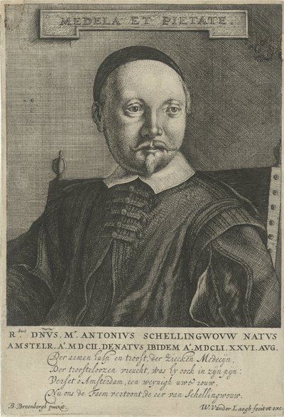 Antonius Schellingwoun muotokuva tekijältä Willem van der Laegh