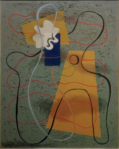 Sininen simpukan muoto tekijältä Willi Baumeister