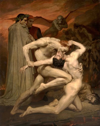 Dante ja Virgile tekijältä William-Adolphe Bouguereau