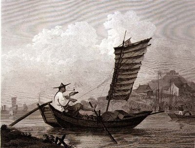 Ajan ja työn taloudesta esimerkkinä kiinalaisessa vesimiehessä, kaivertanut Thomas Medland (1755-1823) pub. kirjoittanut G. Nicol tekijältä William (after) Alexander