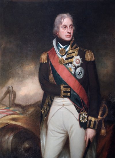Horatio, varakreivi Nelson, n. 1806 (öljy kankaalle) tekijältä William (after) Beechey