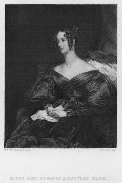 Harriet kreivitär Howe (kaiverrus) tekijältä William (after) Carpenter