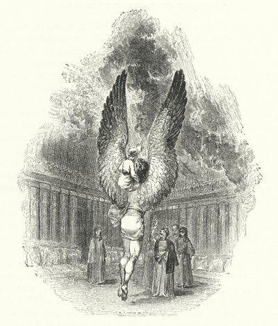Hasan Efreet Dahnashin harteilla (kaiverrus) tekijältä William (after) Harvey