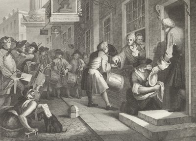 Hyvälapsen hääpäivä tekijältä William (after) Hogarth