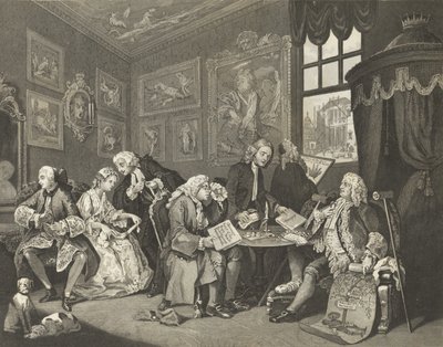 Avioliitto a la Modessa tekijältä William (after) Hogarth