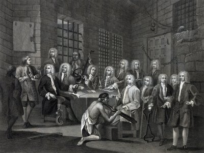 Alahuoneen jäsenet tekijältä William (after) Hogarth