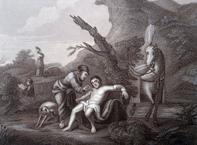 Laupias samarialainen tekijältä William (after) Hogarth