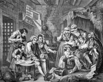 Raken edistyminen tekijältä William (after) Hogarth
