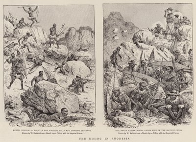 The Rising in Rhodesia (kaiverrus) tekijältä William (after) Ralston