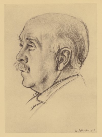 Max Beerbohmin muotokuva (litografia) tekijältä William (after) Rothenstein