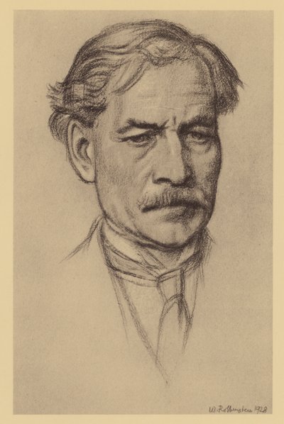 Rt Hon J Ramsay Macdonaldin muotokuva (litografia) tekijältä William (after) Rothenstein