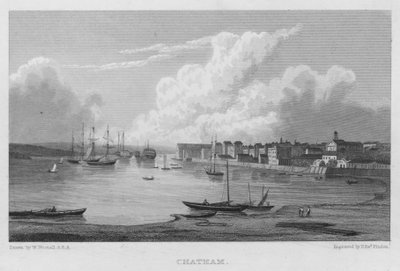 Chatham (kaiverrus) tekijältä William (after) Westall