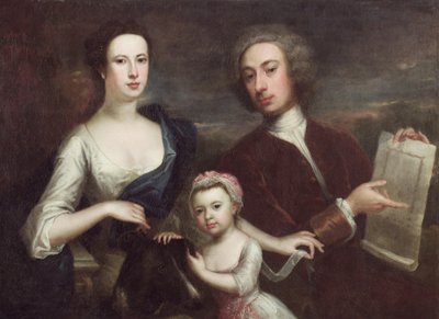 Richard Boylen ja Dorothy Savilen muotokuva (öljy kankaalle) tekijältä William (attr. to) Aikman