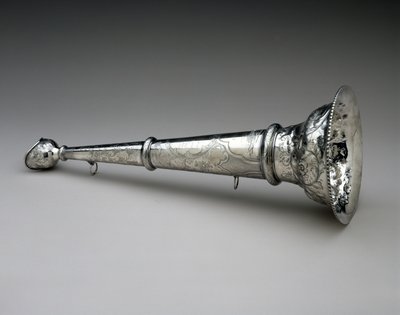 Palomiehen trumpetti, n. 1857 (hopea) tekijältä William Adams
