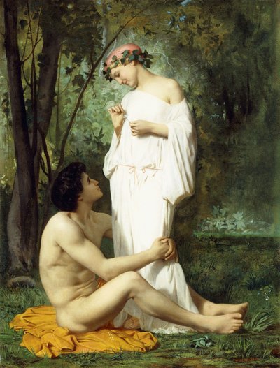 Idylli, 1851-52 tekijältä William Adolphe Bouguereau