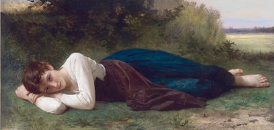 Le repos, William-Adolphe Bouguereau (William-Adolphe Bouguereau) tekijältä William Adolphe Bouguereau
