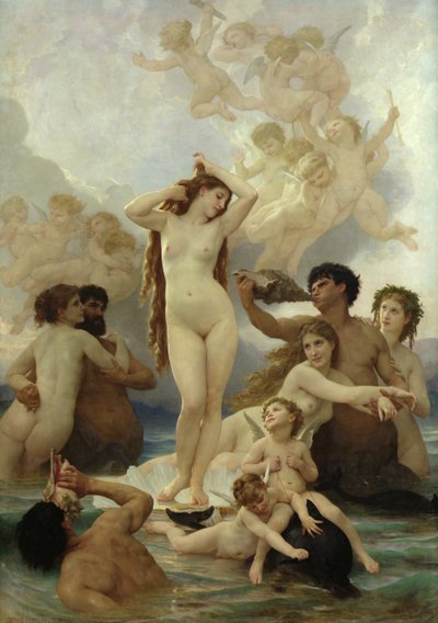 Venuksen syntymä tekijältä William Adolphe Bouguereau