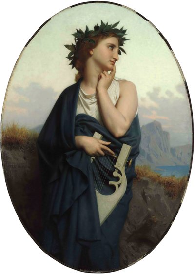 Muse Philomèle, 1861. tekijältä William Adolphe Bouguereau