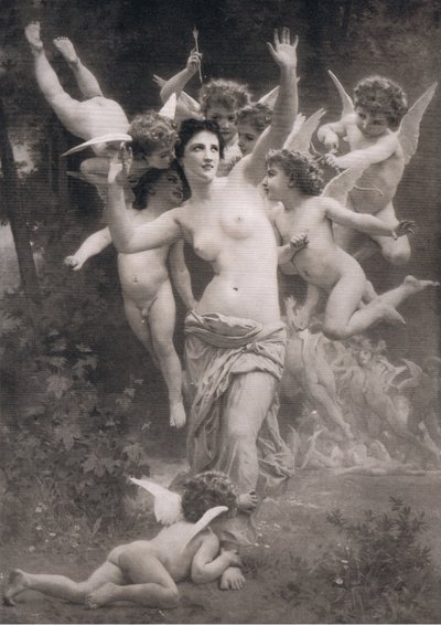 Amoreiden pesä, Bibbys Annual, 1916-1917 tekijältä William Adolphe after Bouguereau