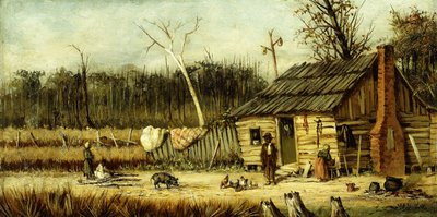 Mökkikohtaus, tekijältä William Aiken Walker