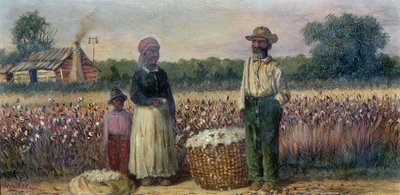 Cotton Pickers in the American South (lauta) (pari ks. 67736) tekijältä William Aiken Walker
