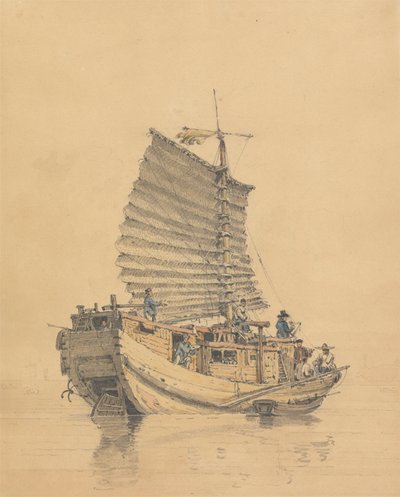 Yksi suurlähetystön huviveneistä tekijältä William Alexander