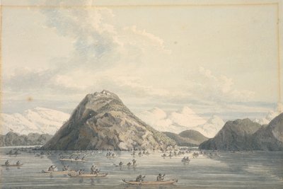 Port Dick, lähellä Cookin sisääntuloa tekijältä William Alexander