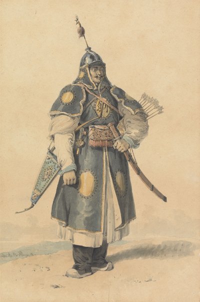 Kiinalaisen sotilaan muotokuva tekijältä William Alexander