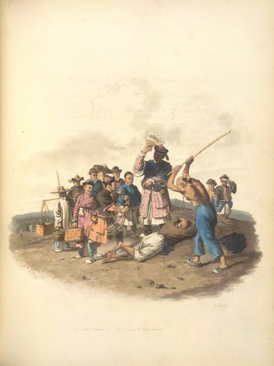 Bastinadon rangaistus tekijältä William Alexander