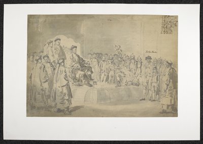 WD 961, f.57 Kilpi 154 Macartneyn ensimmäinen tapaaminen Qianlongin kanssa tekijältä William Alexander