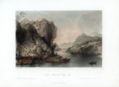 "Cal Mines at Ying-Tih", Kiina, n. 1840. tekijältä William Alexander Le Petit