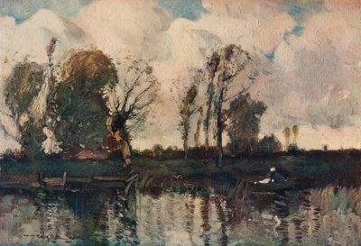 "The Banks of the Loir", 1900 tekijältä William Alfred Gibson